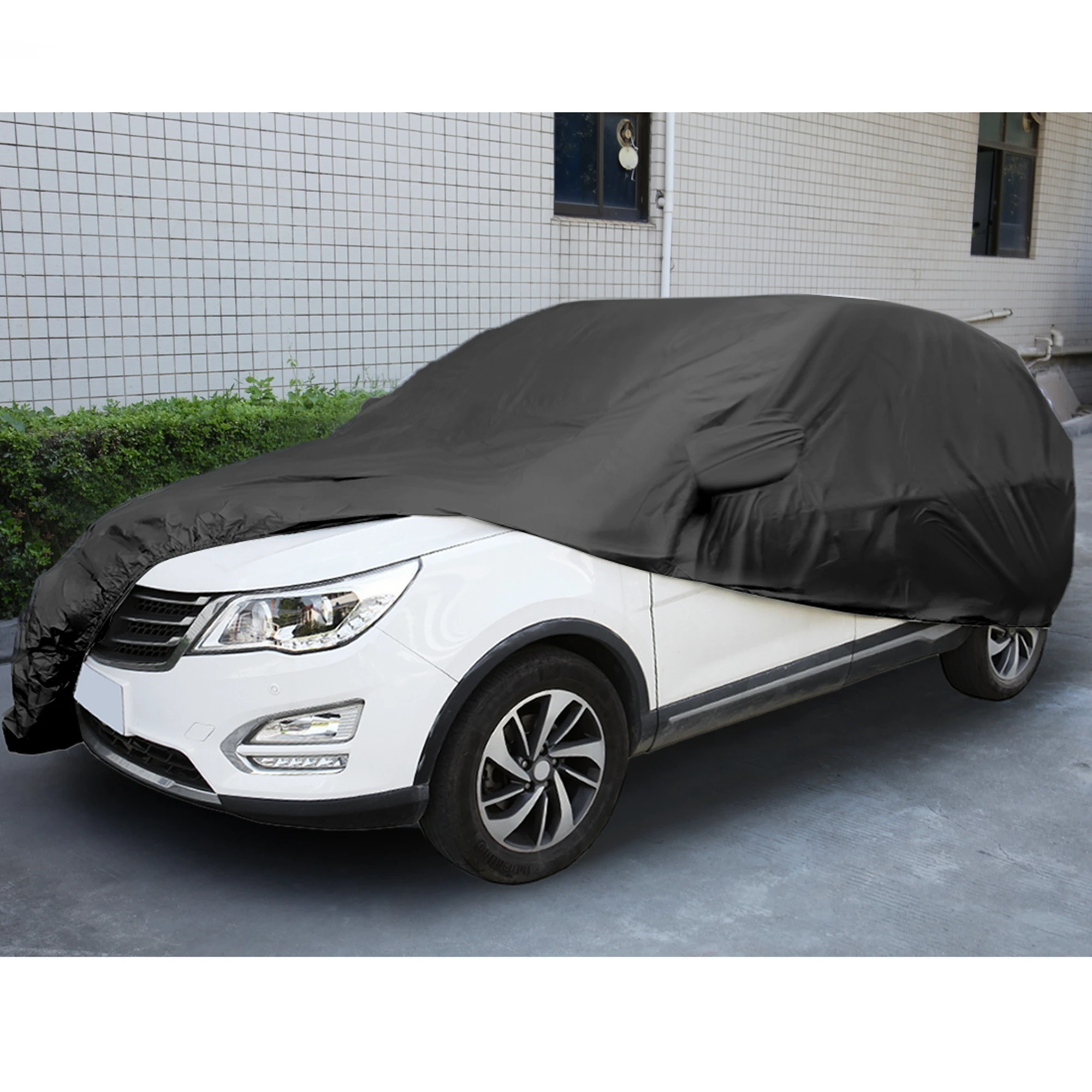 

UXCELL YL Водонепроницаемый дышащий всепогодный автомобильный чехол с зеркальными карманами Защита от солнца/снега/дождя для хэтчбека 480x185x170 см