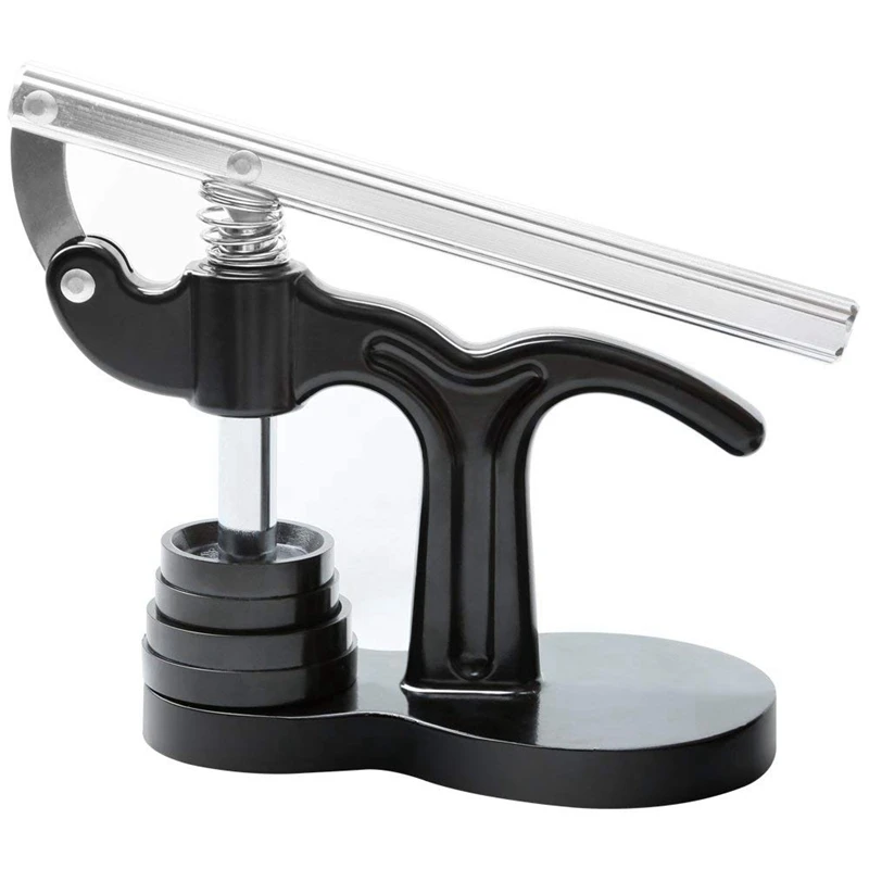 14Pcs Watch Press Set,18Mm To 50Mm Watch Case Closer,Watch Repair Kit (Black)