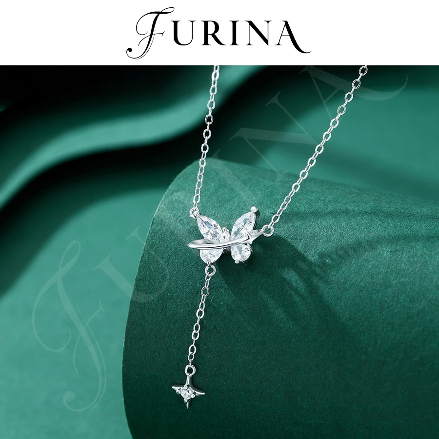 

Furina Original S999 Sterling Silver Necklace With Test Certificate Gift Packaging Zircon Pendant For Woman 2025 Jewelry Gifts
