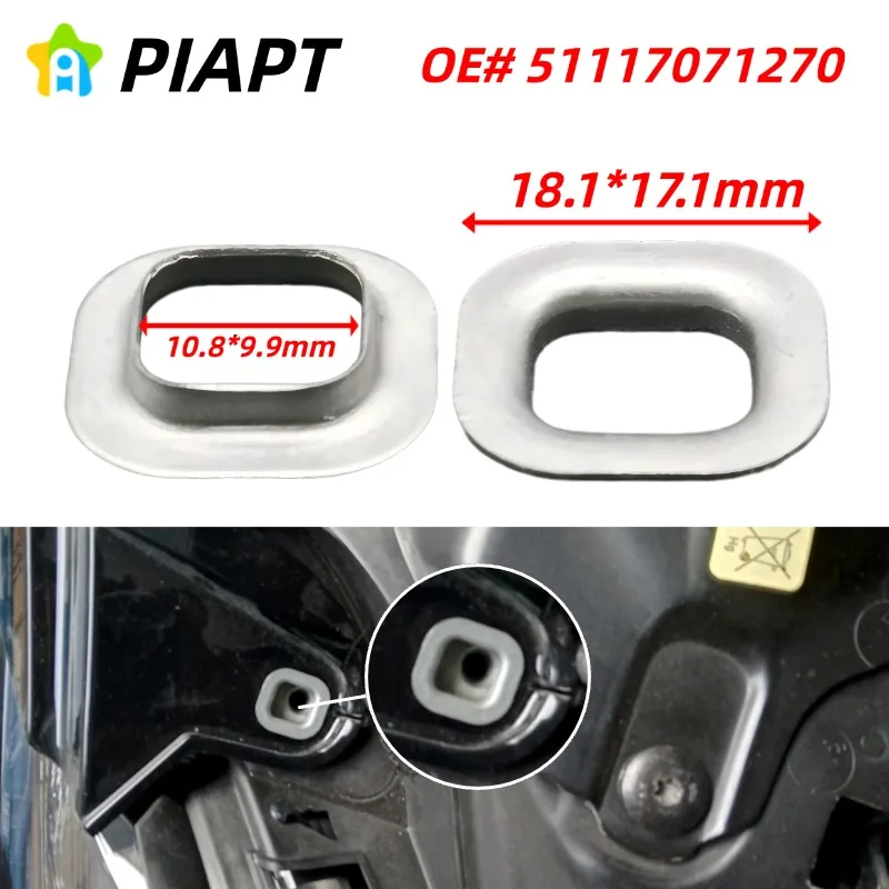 

10PCS OE# 51117071270 For BMW E65 E66 X1 X5 X6 Z4 Bumper Cover Spacer Washer Retainer Clip