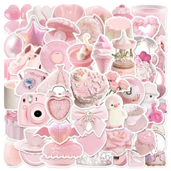 10/30/50 Stuks Roze Meisje Waterdichte Graffiti Sticker Esthetische DIY Decoratieve Bagage Laptop Telefoon Gitaar Plakboek Kids stickers