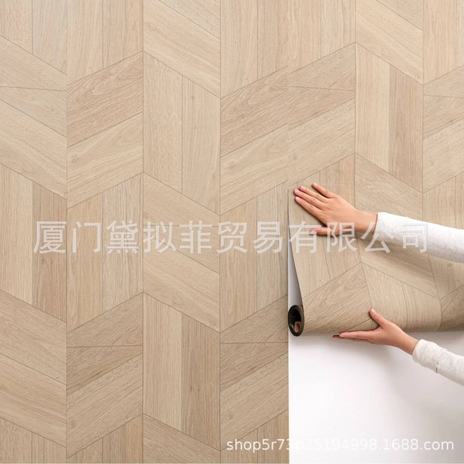 60cm Wide PVC Flooring Roll - Concrete Floor Covering, Waterproof, Durable, Peel & Stick - DIY Home Upgrade for Kitchen,Bathroom