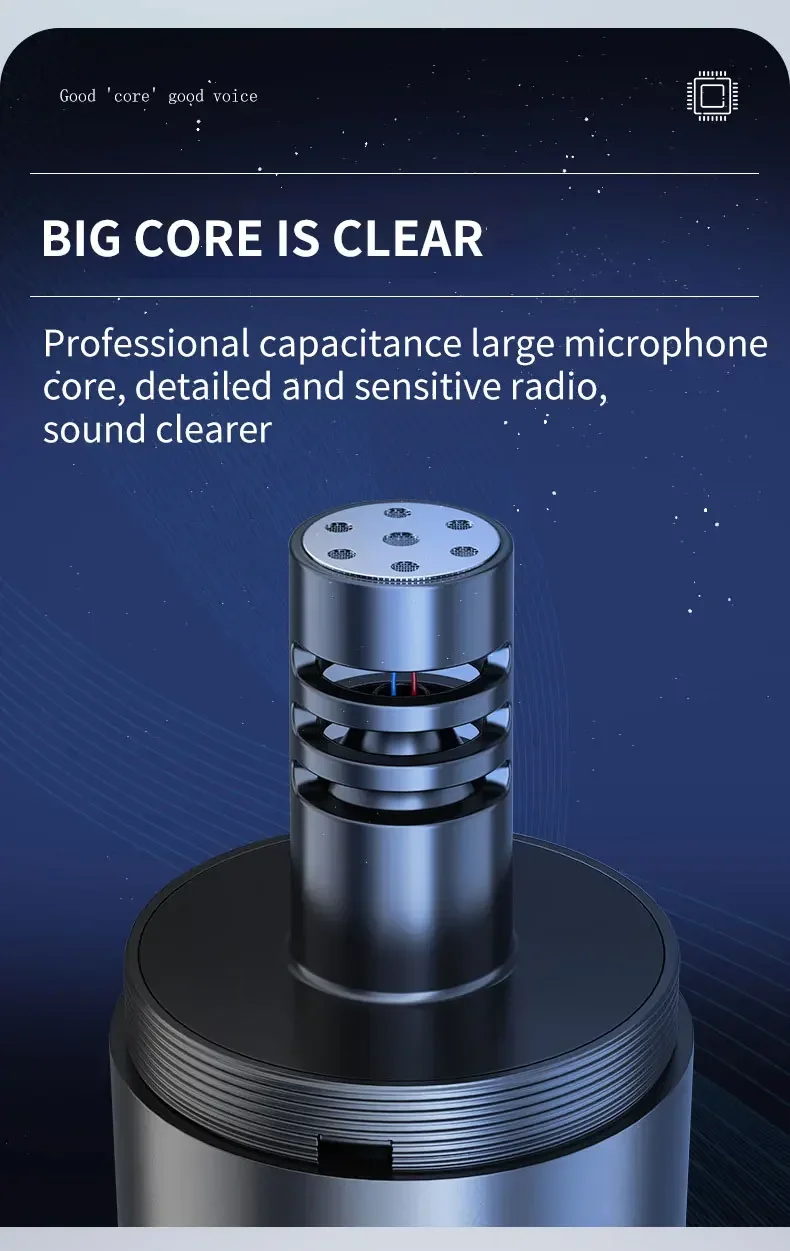 Hot Gaming Mic Laptop Streaming YouTube Condenser Microphone USB Studio Computer Conference Table Microphone for Singing Gaming