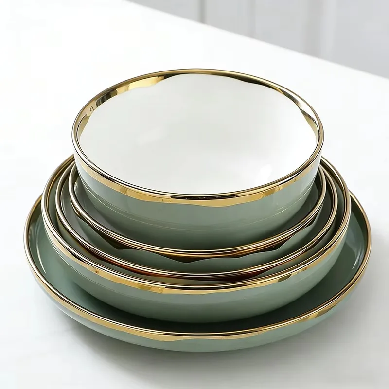 Nordic Creative Ceramic Tableware Company - Phnom Penh ceramic spoons, plates, bowls, steak plates and salad bowls.