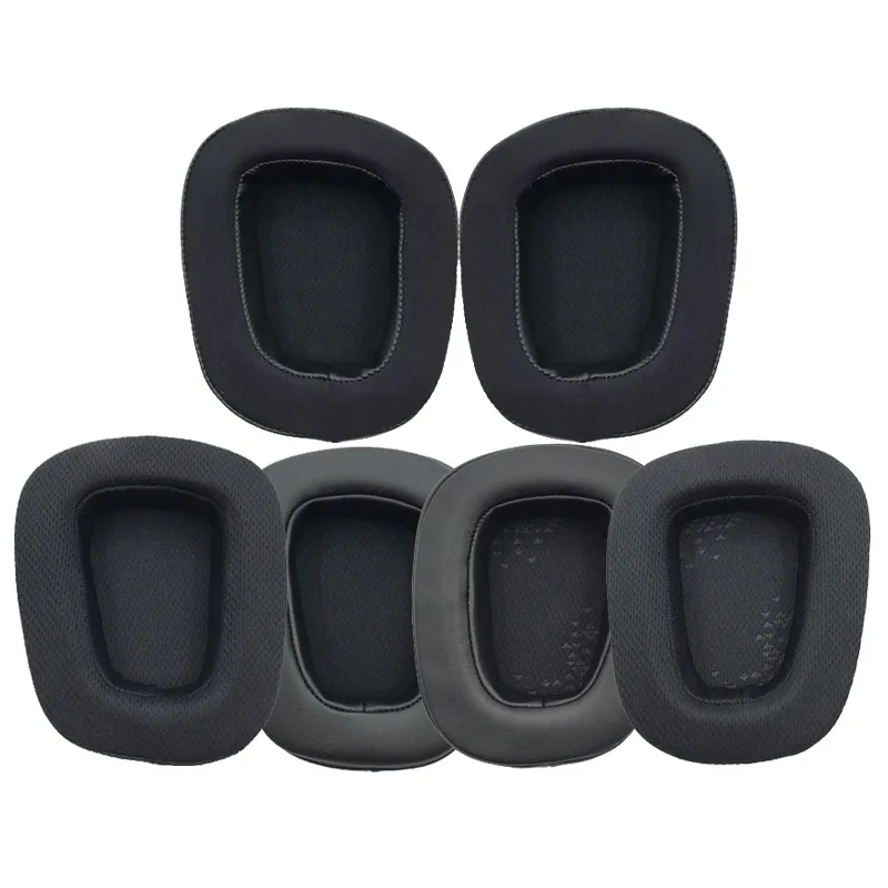 Almohadillas para auriculares Logitech G633 G933, orejeras de espuma de repuesto, accesorios de cojín, almohadillas de alta calidad