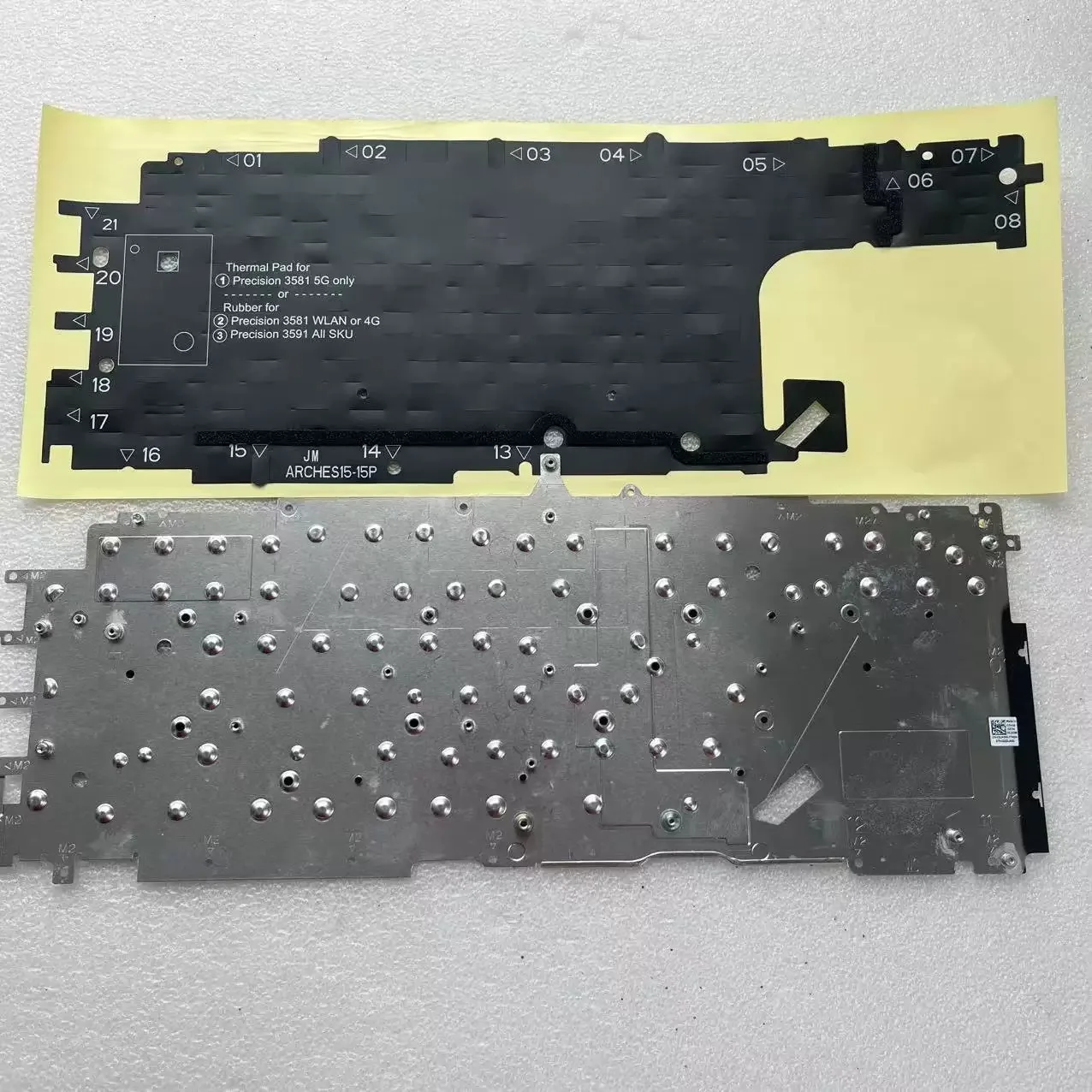 Keyboard Stand - Metal Support Skeleton 2JK5M Replacement, Suitable for Dell Latitude 5540/Precision 3580 Notebook
