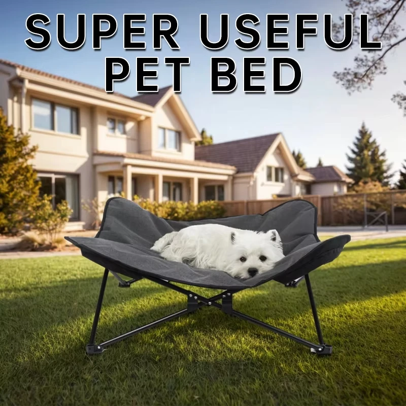 

Outdoor Camping Foldable Pet Bed with Support Dust-proof Dog Mattress Comfortable Soft Dog Bed for Pet Bed Travel Pet Supplies