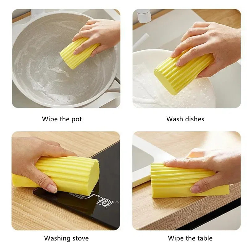 Magical Dust Cleaning Sponges Pva Sponge Damp Clean Duster Sponge Multifunctional Household Sponge Cleaning Brush Accessories