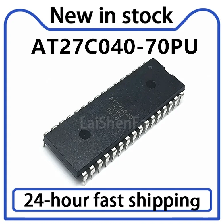 1PCS AT27C040 AT27C040-70PU AT27C040-70PC PDIP-32 New Memory Chip IC in Stock