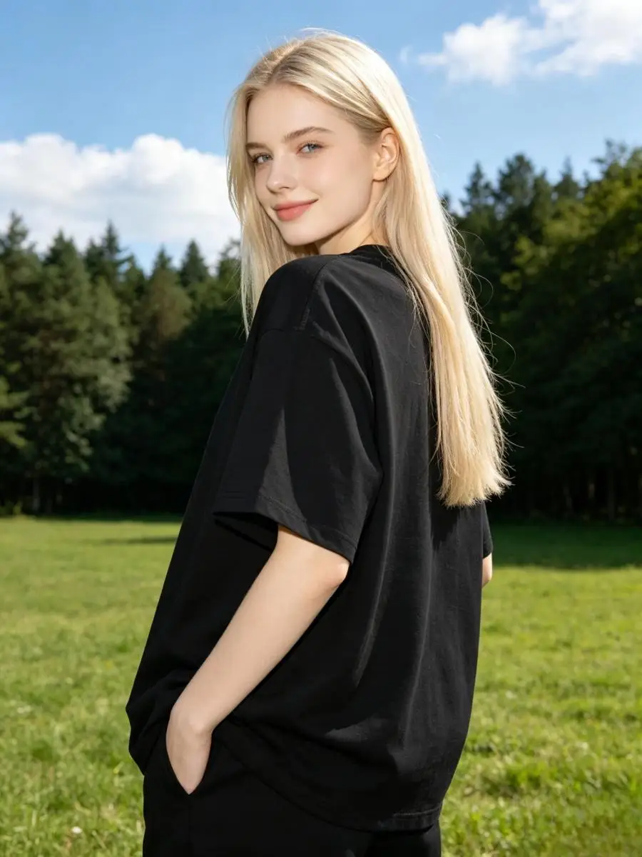 T-Shirts Premium Einfarbig Gerade Geschnitten Schlicht Büro Alltag Damen Zart Modisch Elegant Damen-Oberteil Anmutig Besonders Rein Dehnbar