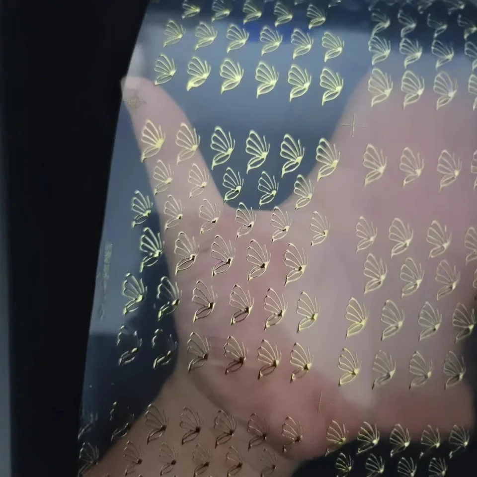 

Вирусные 5D-наклейки для ногтей с бабочками, 1 шт., голографические, с эффектом перламутра, самоклеящиеся, для профессионального маникюра, оптом