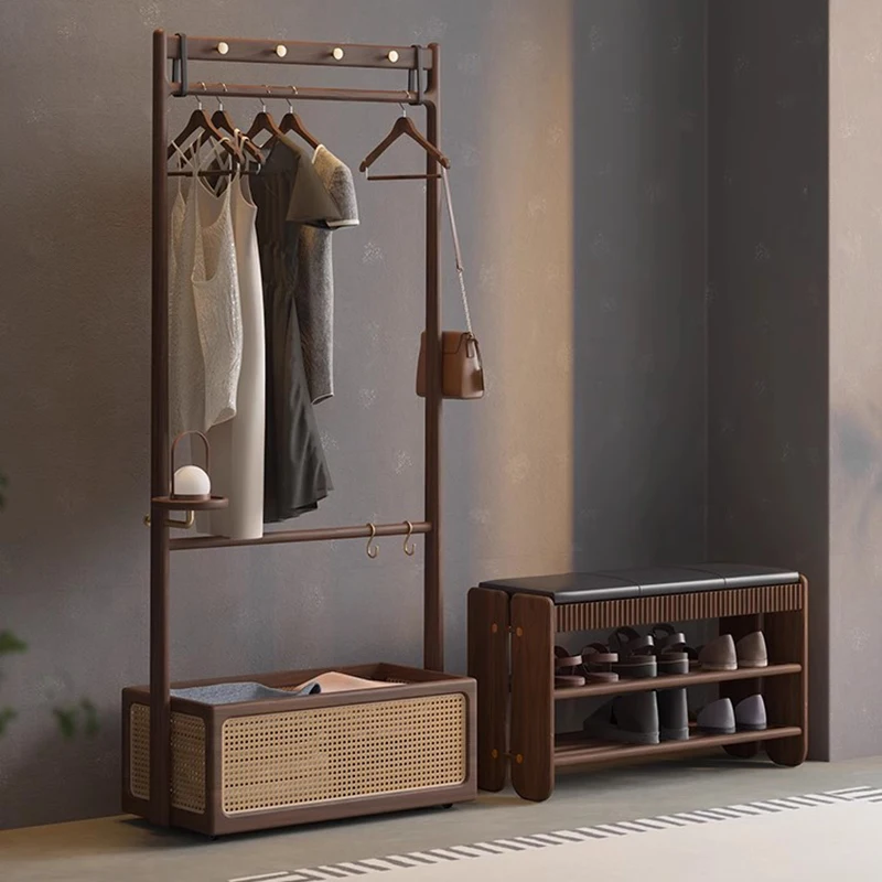 

Bedroom Wooden Coat Racks Wardrobes Wall Storage Cabinet Coat Racks Modern Burro Ropa Perchero Меблі Для Ванної Кімнати Ropero