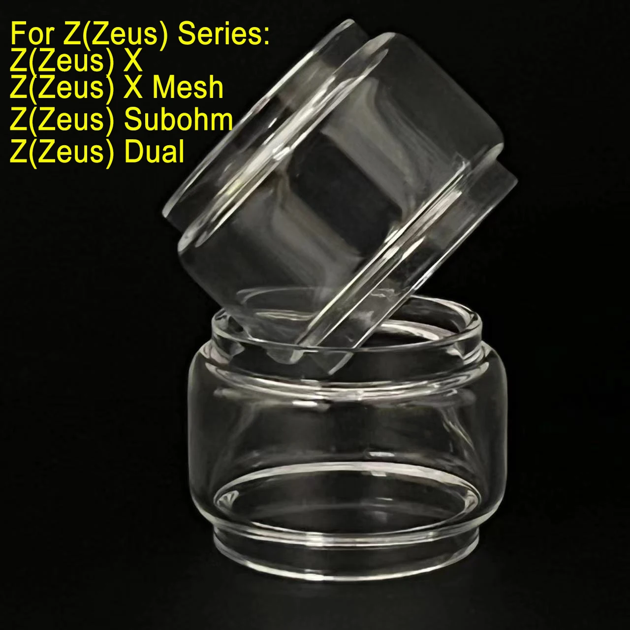 

Clear Glass Tube For Zeus Subohm Dual Bubble Bulb Glass Tube For ZX/Z/Zeus X Mesh II 2PCS Watercolor