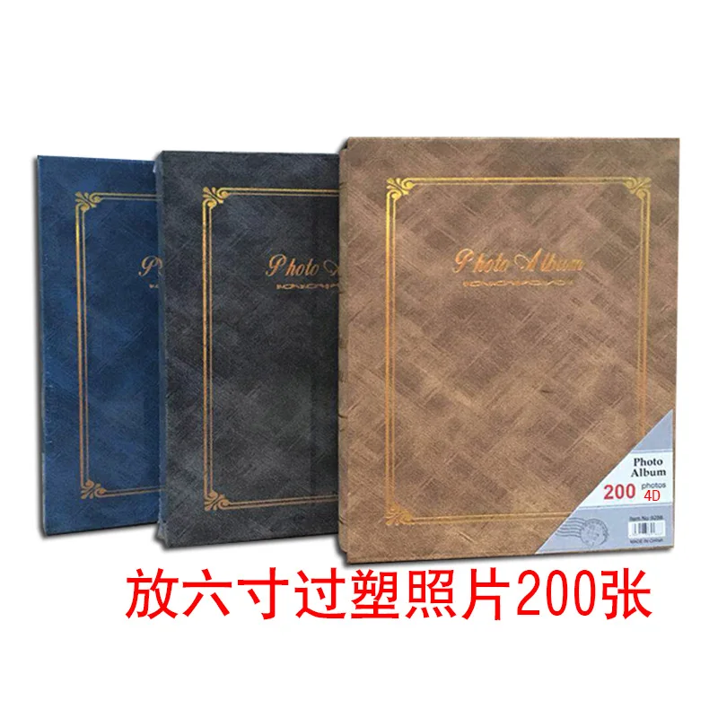 Customized Photo Album 6inch Laminated Seven-Inch 200-Photo Insert Family Album Commemorative Album Graduation Photo Book
