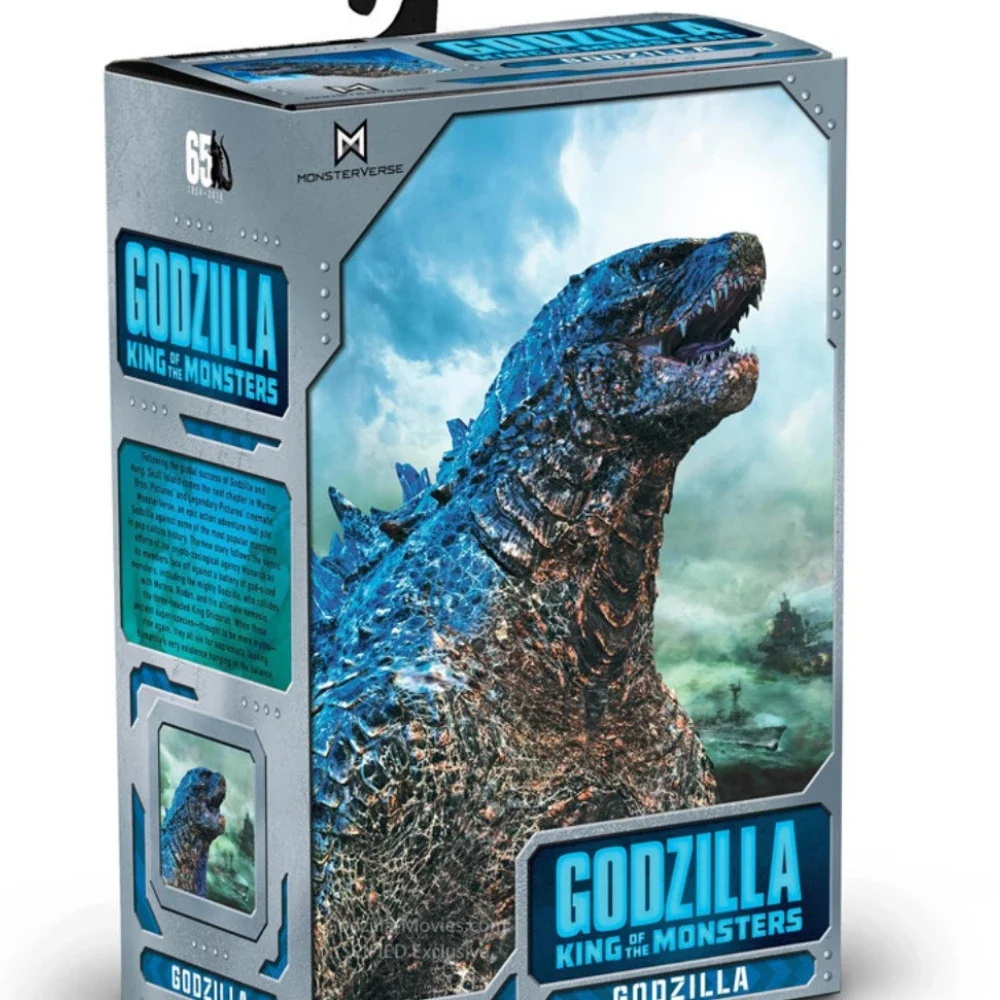 NECA 2019 Movie Version Godzilla Action Figures Monster Toy Box Set Joint Mobile Cool figurine model Children Christmas Gift