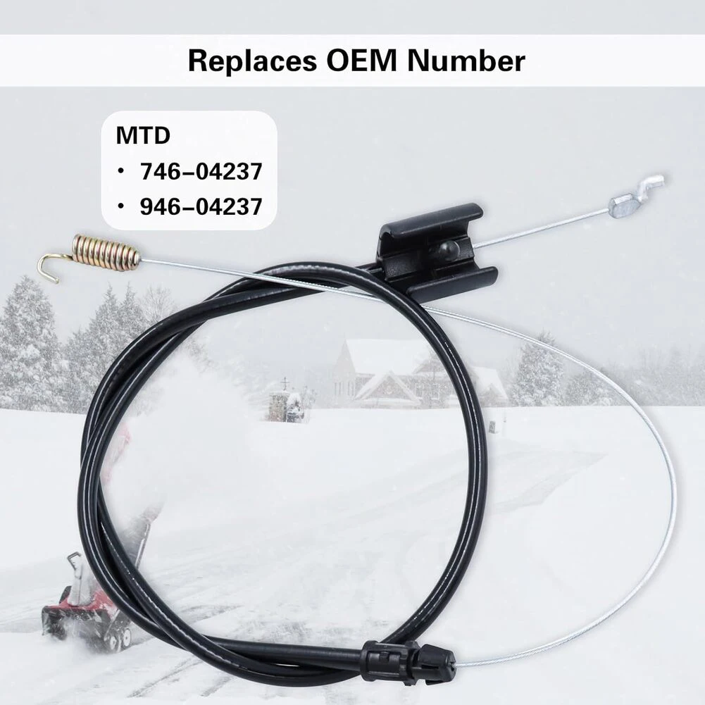 

Трос управления снегоуборщиком 746-04237, замена, совместим с 746-04227, 946-04237, простая установка, восстанавливает контроль