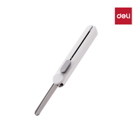 NUSIGN 2-in-1 Retractable Box Cutter & Scissors – Compact, Safe, and Multi-Functional Tool for Everyday Use