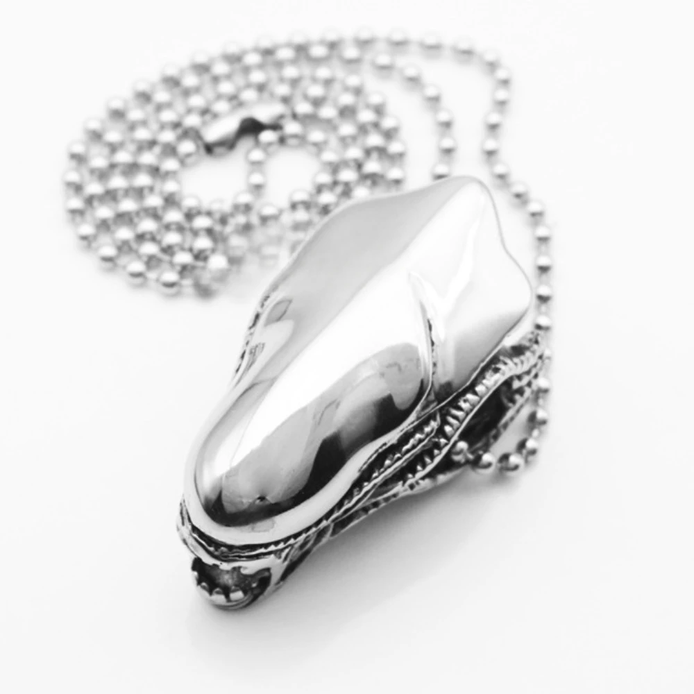 

European and American Punk Rock Hip-hop Heteromorphic Men's Personalized Stainless Steel Pendant Necklace