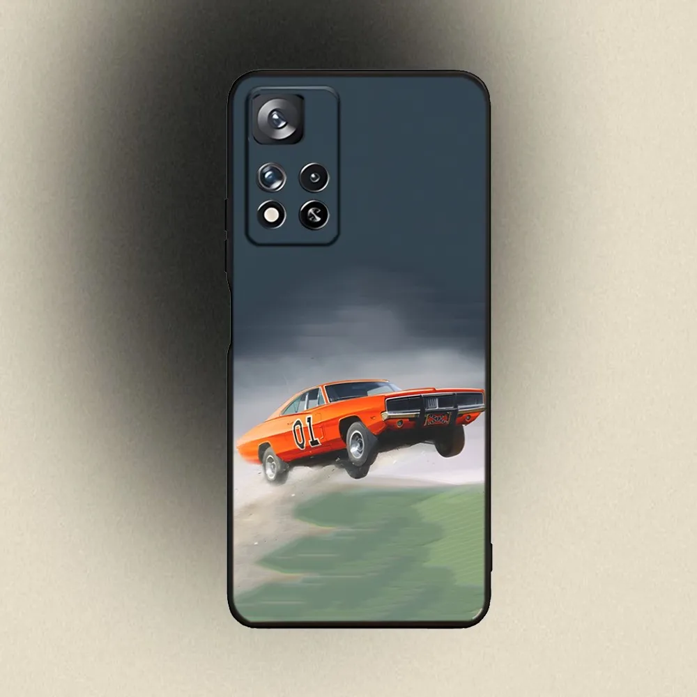 The General Lee Dukes Of Hazzard 01 Phone Case For Samsung Galaxy A20,A21s,A22,A31,A32,A52,A53,A72,73,A80,A91 Soft Black Cover