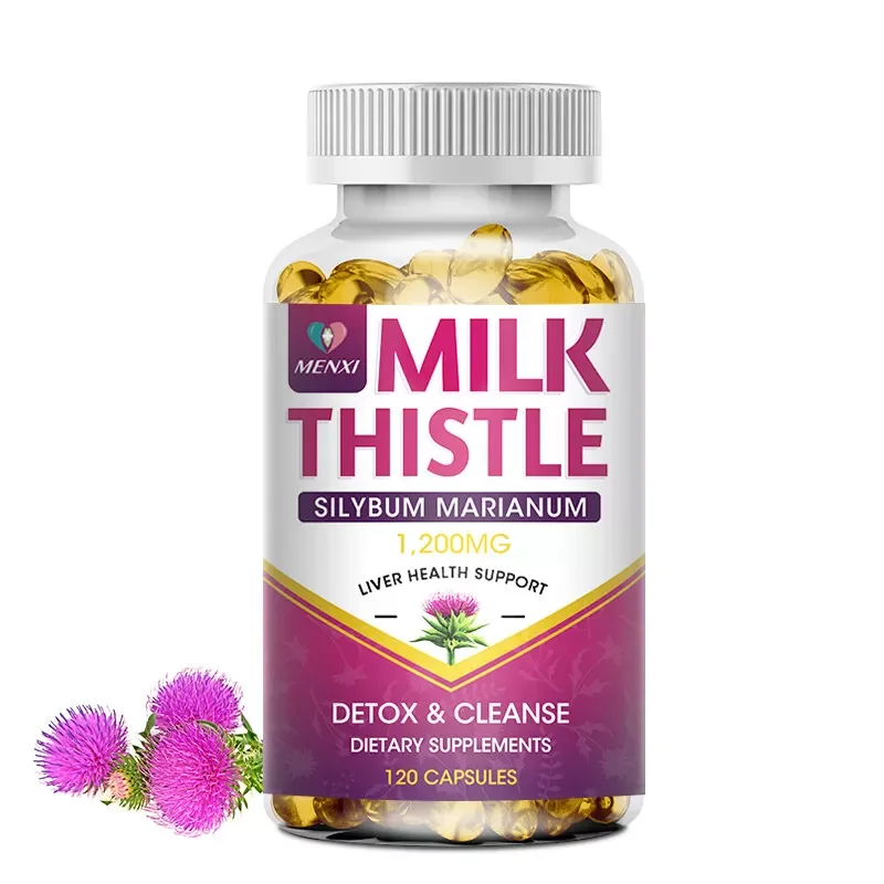 

Milk Thistle(Silymarin) With Dandelion Root Antioxidant 120 Softgels