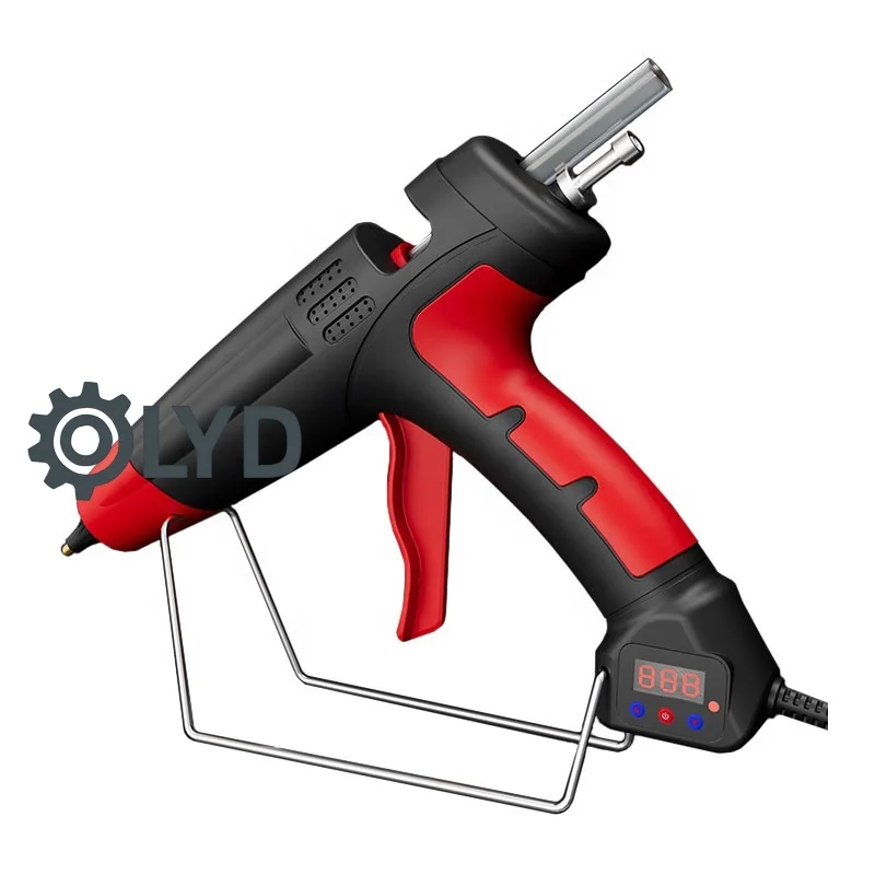 Home Handheld Hot Melt Glue Gun Industrial Digital Display Adjustable Temp High Power Hot Glue Gun High Viscosity Glue Stick