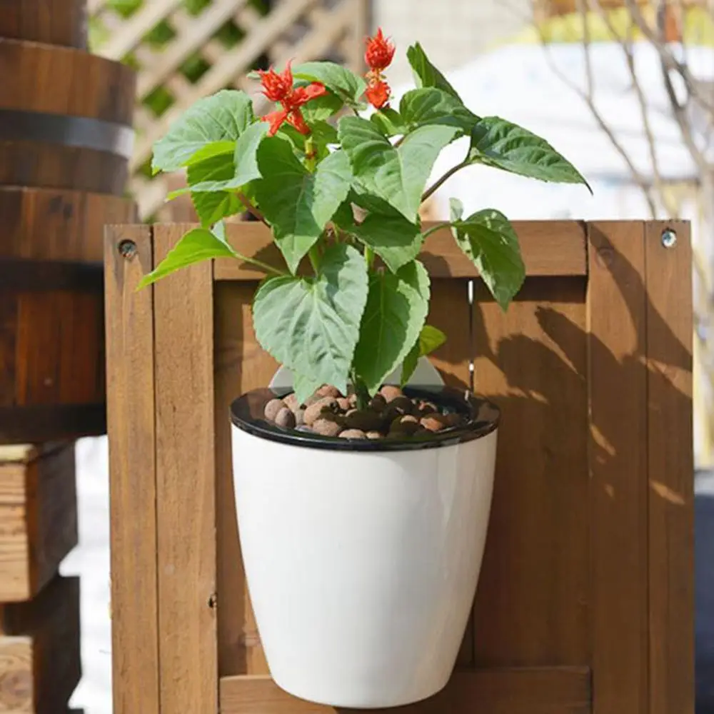 Resin Garden Supply Hanging Basket Planter Flower Pot Plant Pot