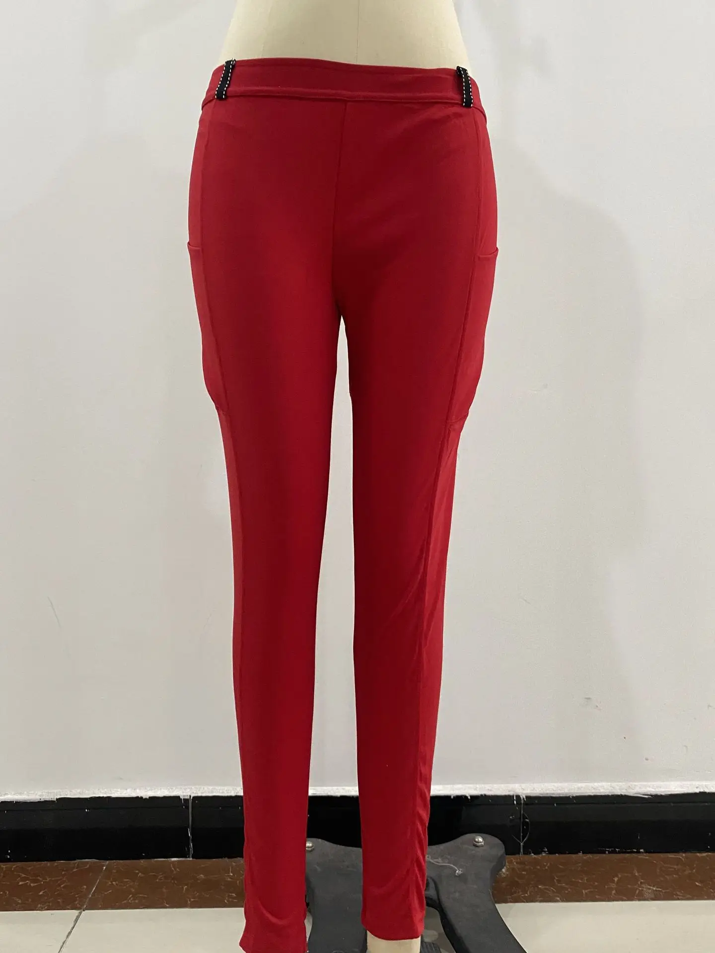 BelüFtete Reithose füR Damen LäSsige Reithose DüNner Stil mit Seitentaschen Jodhpurs