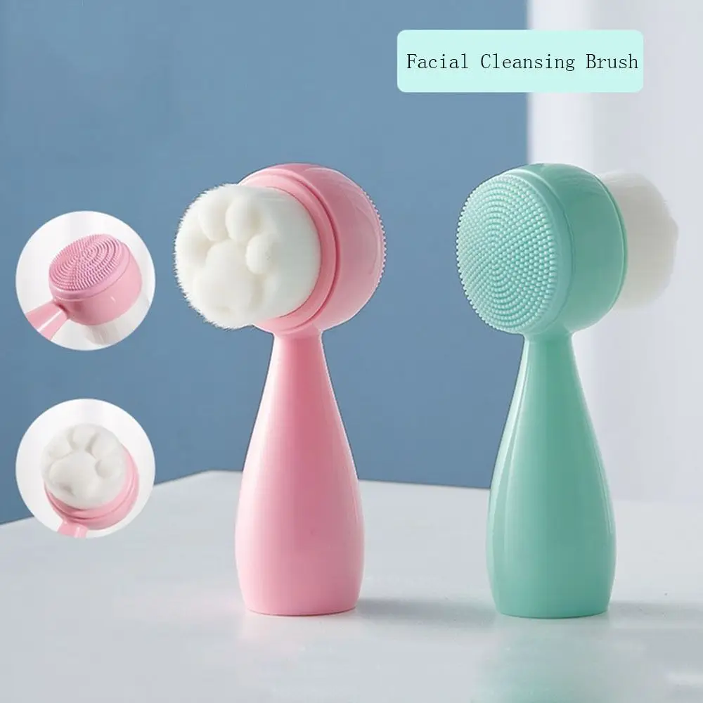 

Cat Claw Shape Manual Facial Cleansing Brush Gentle Soft Face Wash Brush Handheld Silicone Face Scrubber Exfoliator