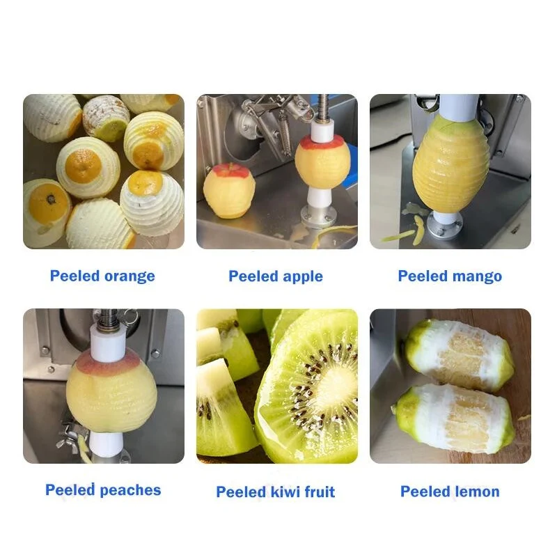 التجارية الكهربائية الفاكهة مقشرة هولينج قصف آلة تقشير إزالة القشرة بسرعة لليمون التفاح الكمثرى البرسيمون مقشرة