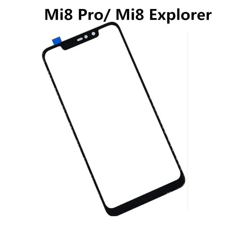 Front Glass +OCA LCD Outer Lens For Xiaomi Mi 8 Lite SE 9 9T Pro 10T 11 10 Lite Touch Screen Panel Replacement Parts