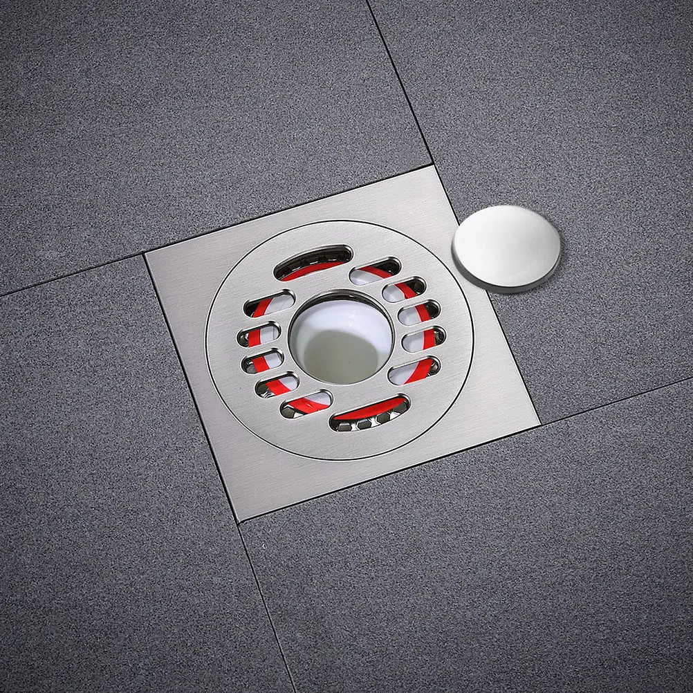 

Комплект из 3-х износостойких заглушек для напольного слива с защитой от запаха и обратного потока, предотвращающих попадание волос, для домашнего душа