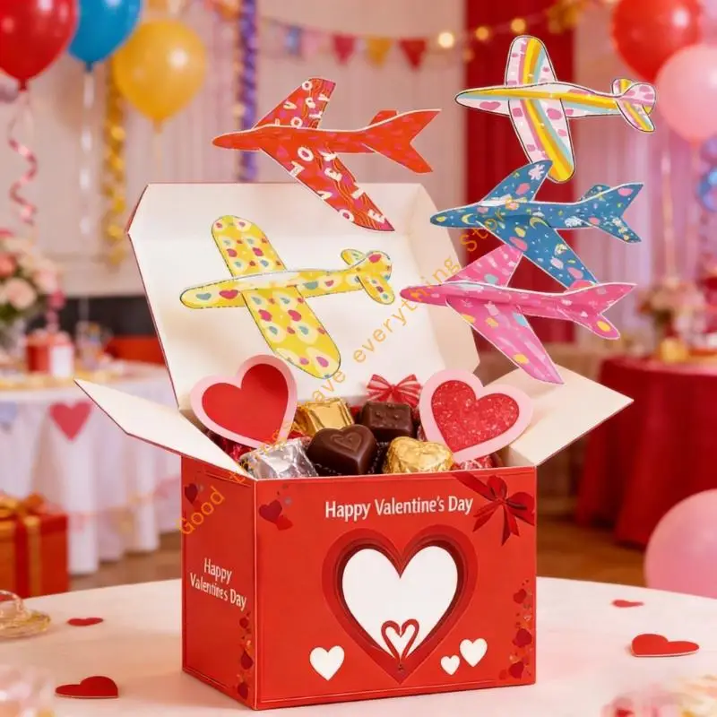 

Pack of 28 Colorful Lover Exchange Layouts Highlighting Spume Aircraft Dolls for All Kids Parties 55KF