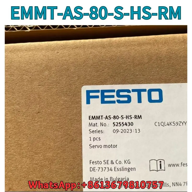 Brand-new Servo motor EMMT-AS-80-S-HS-RM 5255430 Fast Shipping