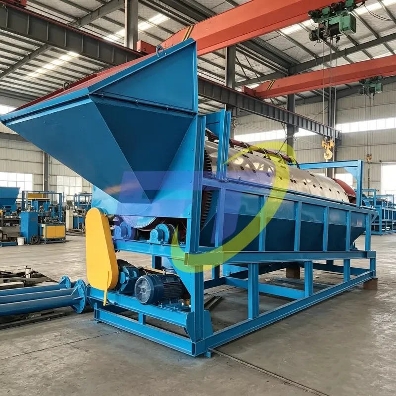 i High Capacity 1545 Gold Mining Machine Trommel Screen | Rotary Drum Screen for Alluvial River Sand & Gravel Separation