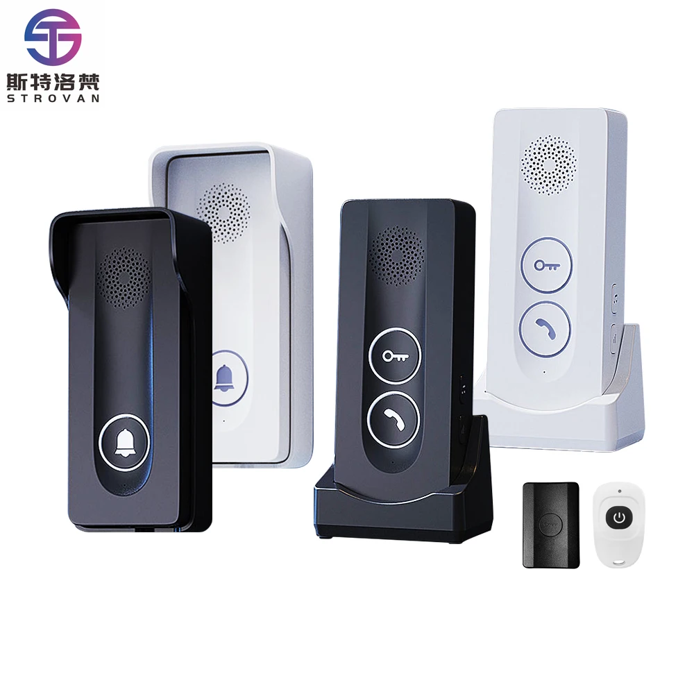 

Wireless Voice Intercom Super Long Range Wireless Doorbell 2-Way Audio Intercomunicador Waterproof Intercom Doorbell Unlock Door
