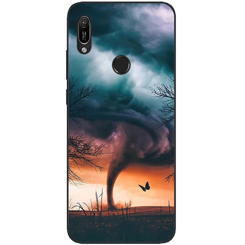 Per Honor 8A custodia per huawei honor 8A custodia Cover posteriore in silicone TPU per Honor 8A JAT-LX1 8 A Honor 8A prime Panda tiger cat