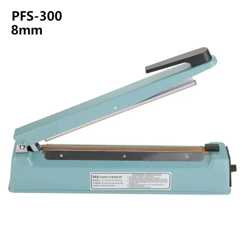 220V 350W PFS-300 8mm Iron Shell Hand Pressure Sealing Machine Multifunctional Small Household Packaging Machine