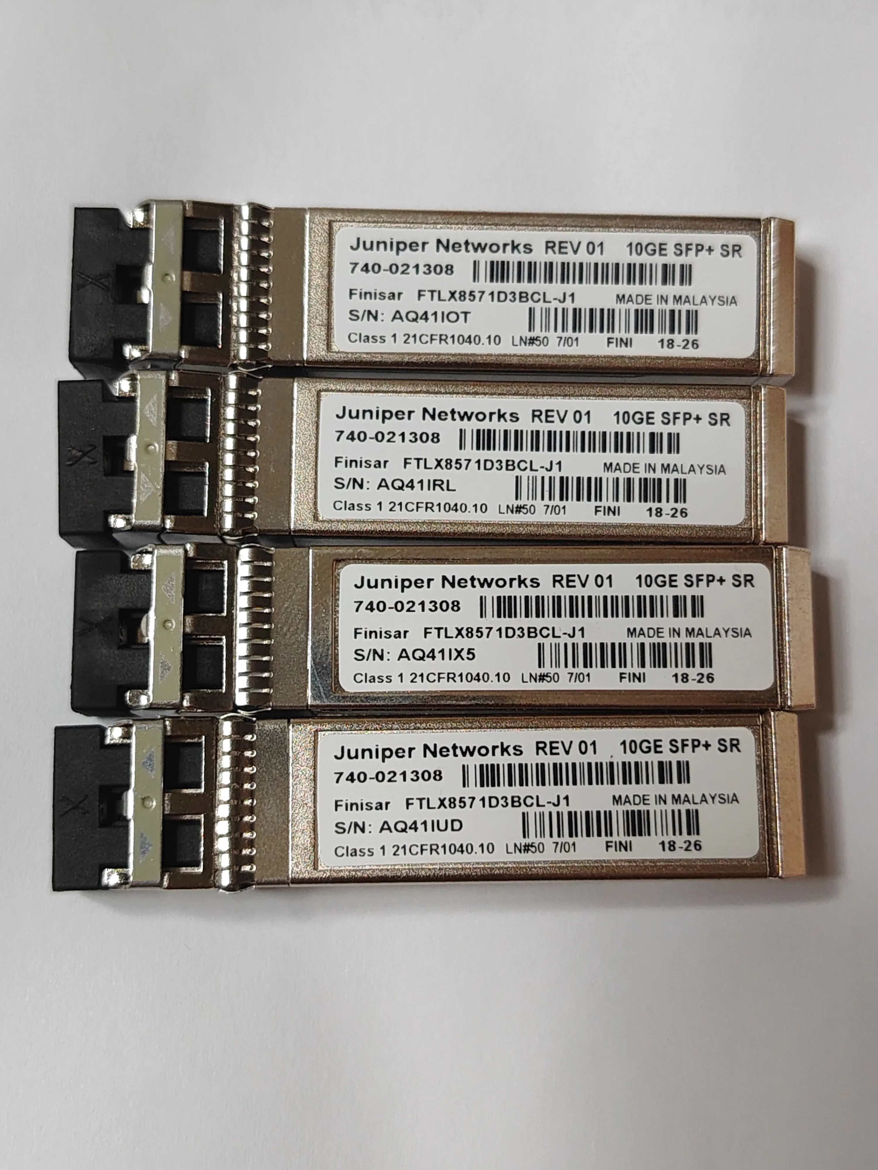 JUNIPER 10g SFP+ Transceiver EX-SFP-10GE-SR 740-021308 FTLX8571D3BCL-J1 10GE-SR Compatible 10g SR SFP+ 850nm 300m Sfp Switch