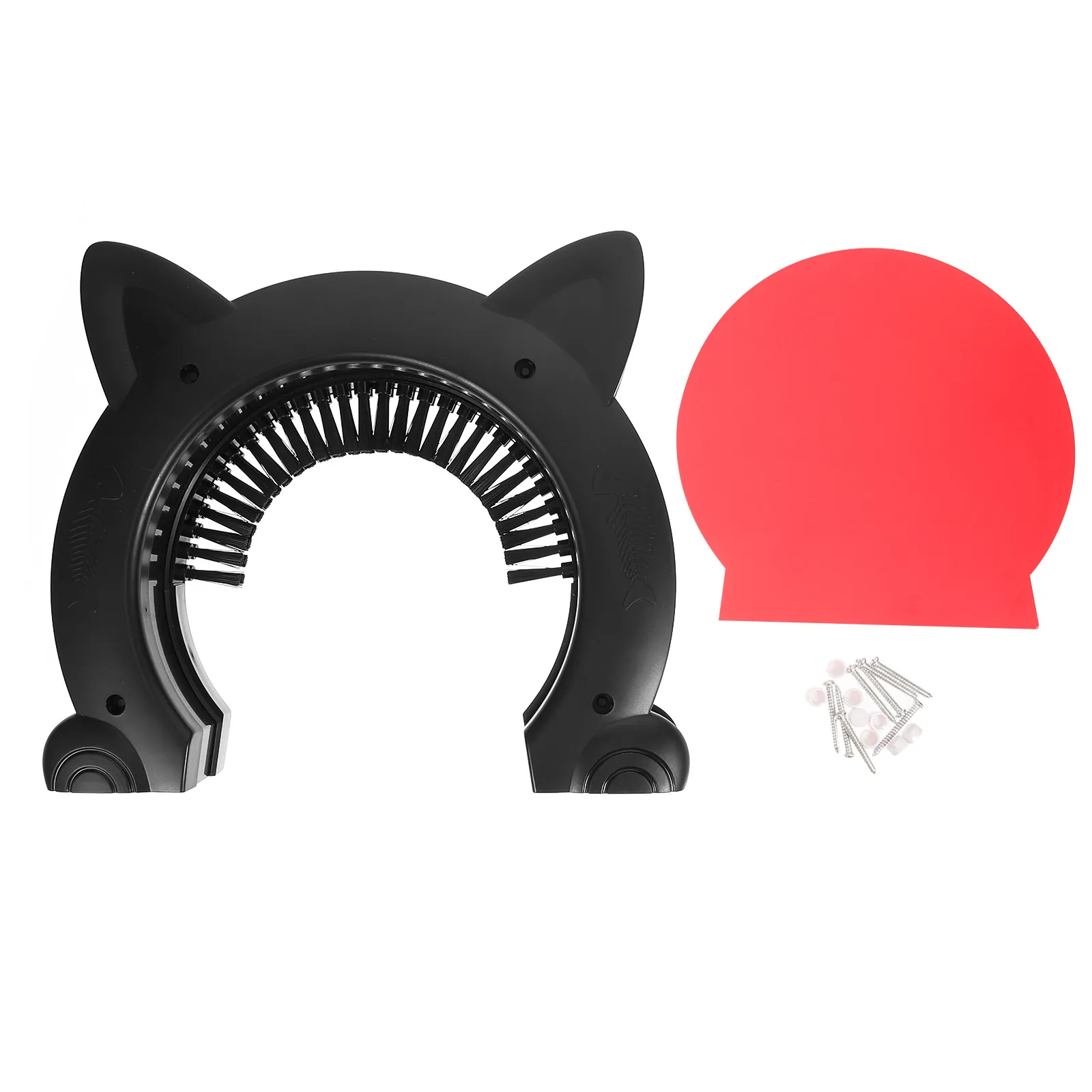 

Комплект из 1 шт. дверцы для животных (для кошек) с инструментом для доступа внутри помещения, щеткой для груминга, из АБС-пластика, безопасный, прочный, привлекательный, простой в установке, товары для животных