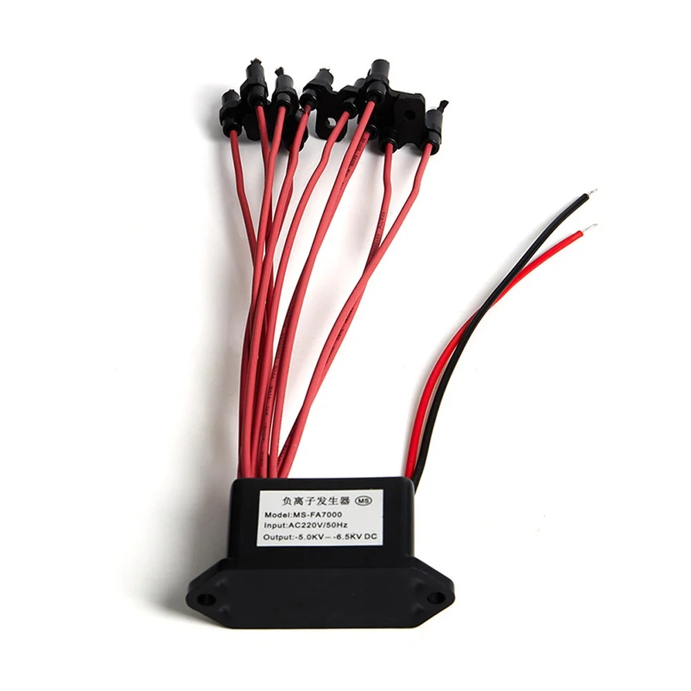 مولد الأيونات السالبة لتنقية الهواء المنزلي مولد الأيونات السالبة إزالة الغبار الدخان ABS المعدني المدمج