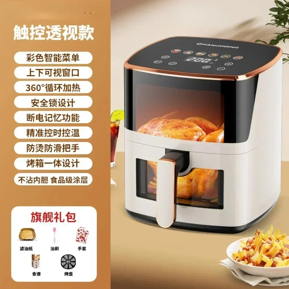 

Air Fryers Without Oil Hot Air Electric Fryer with Viewable Window Touch Screen Home Deep Fryer AirFryers machine EU 220V