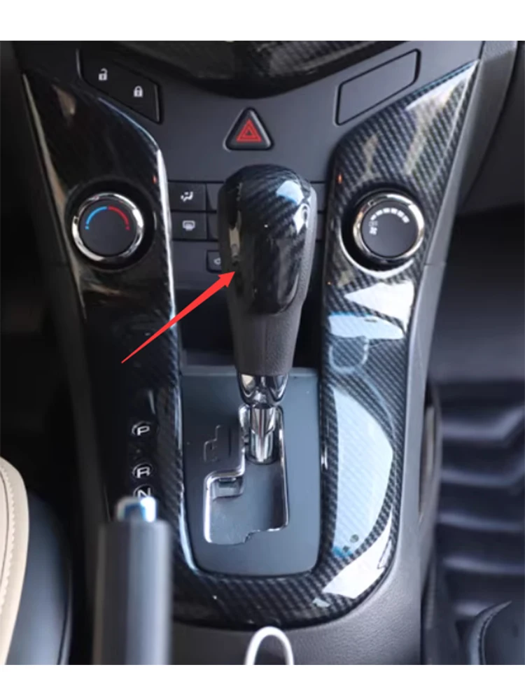 For Chevrolet Cruze 2009-2013 2015 AT Model Car Gear Shift Knob Head Sticker Car Cover Trim Styling 4 Colors