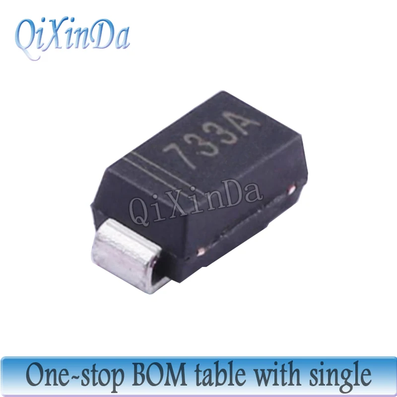 50PCS 1W SMD Zener Diode 3.3V 3.6V 4.7V 5.1V 5.6V 6.2V 8.2V 9.1V 10V 11V 12V 15V 18V 20V 24V 30V SMA 1SMA47 Series DO-214AC