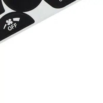 Black #Vinyl AC #Climate Control Button Repair Decals Stickers Fit For Chrysler 200 2014 \2015 2016 /2017 Dashboard Switch