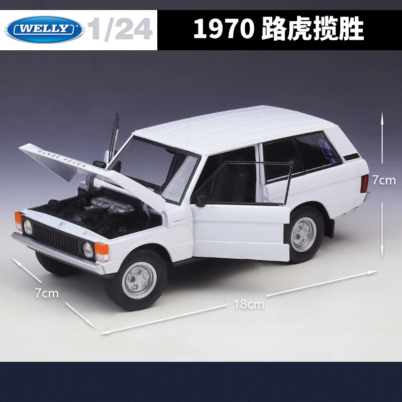 WELLY 1:24 ランドローバー レンジローバー 1970 SUV 合金車モデル ダイキャストメタル オフロード車 カーモデル シミュレーション コレクション キッズギフト
