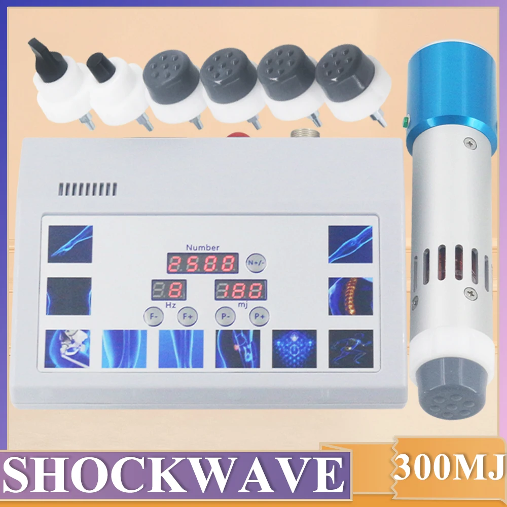 

300MJ Physiotherapy Shockwave Massager For ED Treatment And Relieve Waist Back Pain Relaxation Body Shock Wave Therapy Machine