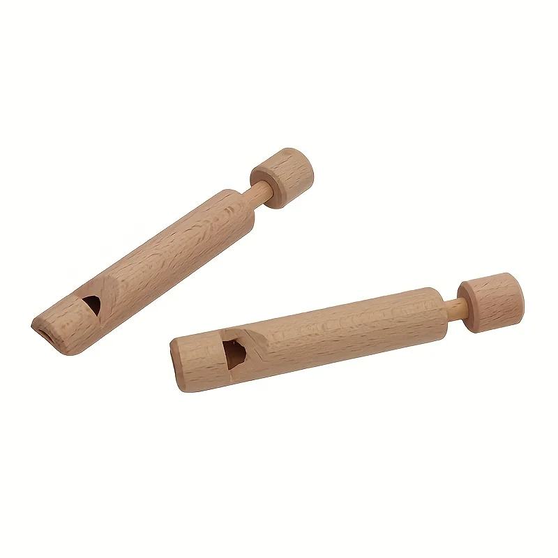 Bird Song Tube Natural Wooden Whistle Portable Outdoor Camping Toy Kids Adult Handheld Sound Maker Wood Instrument Gift