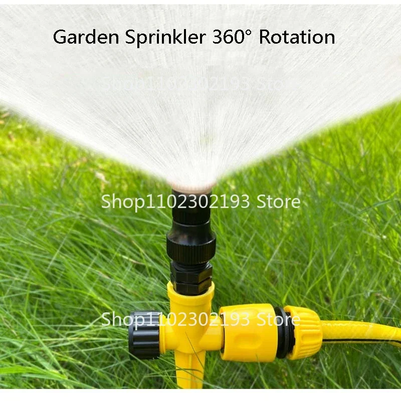 

2 шт., регулируемые на 360 градусов ° Спринклерная автоматическая ирригационная головка для газона, система полива растений, установочное спринклерное ирригационное устройство, инструмент