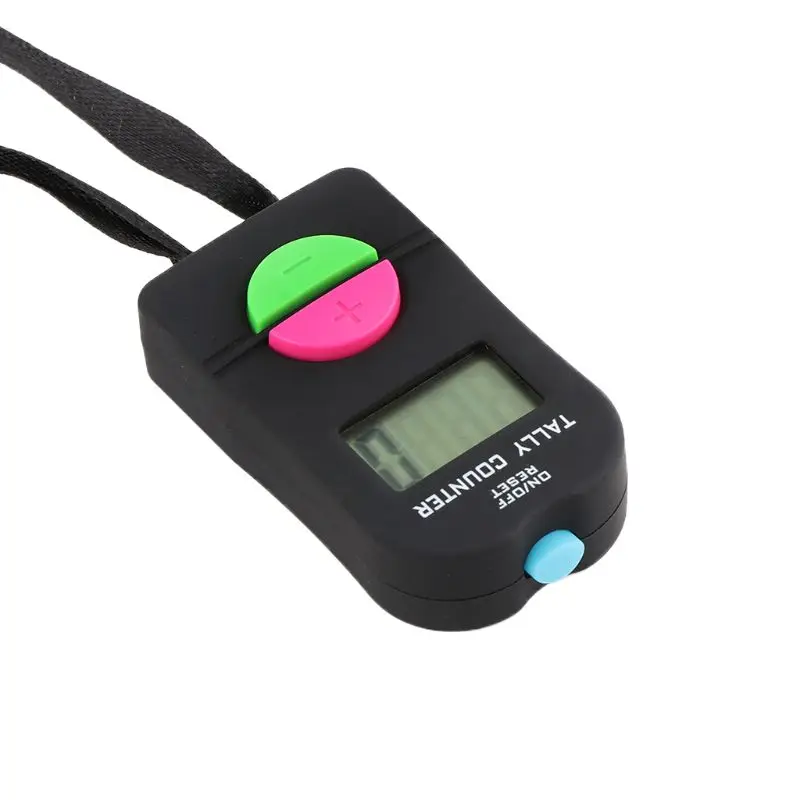 عداد النقر الإلكتروني اليدوي 0-9999 شاشة عرض LCD الرقمية المدمجة 94PD #3