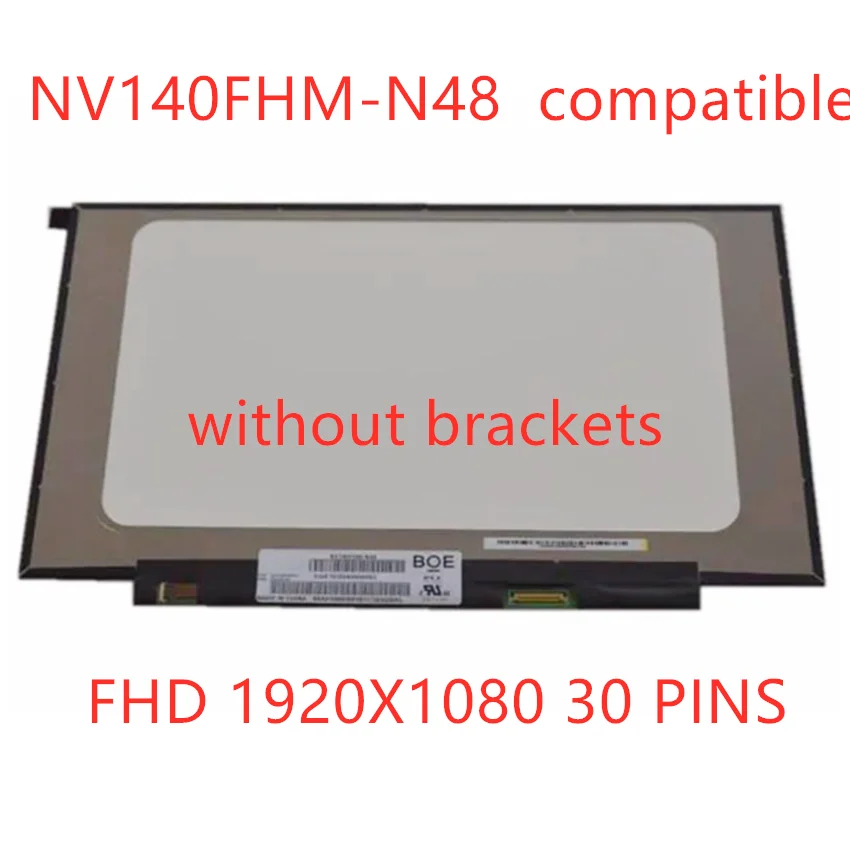 Imagem -01 - Laptop Ips Tela Lcd 30 Pinos Matrix Display 14 B140han04.0 N140hca-eac Lm140lf3l Nv140fhm-n48 1920*1080 laptop ips tela lcd 30 pinos matrix display 14 b140han040 n140hca eac lm140lf3l nv140fhm n48 19201080 01